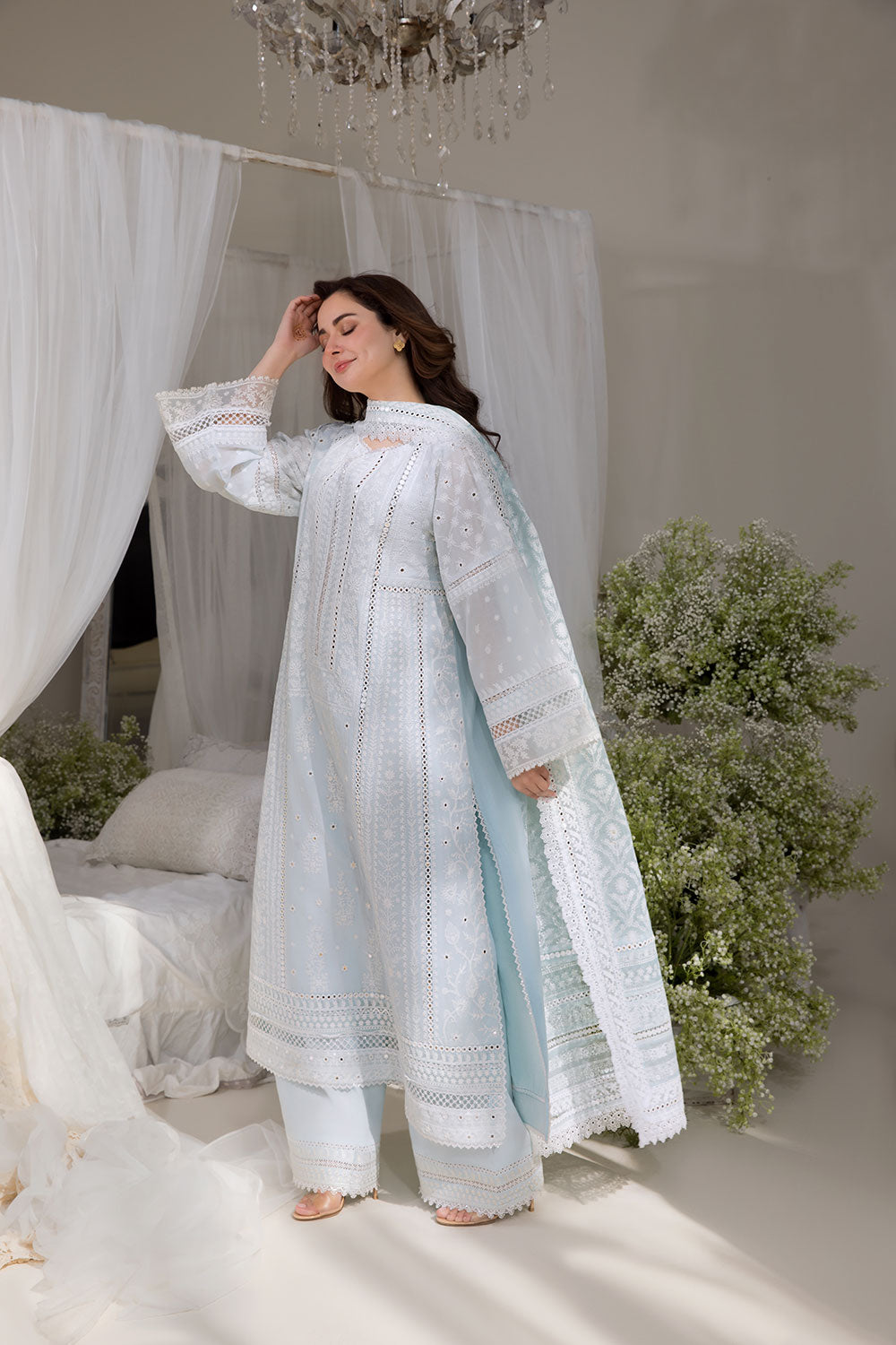 Sobia Nazir | Luxury Lawn 25 | 7A by Sobia Nazir - Designer Dress - Type: Ladies Clothes - Available at Libayah - 100% Original