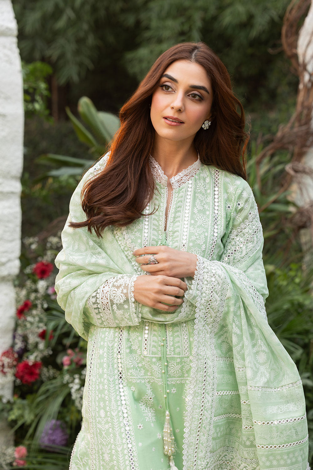 Sobia Nazir | Luxury Lawn 25 | 7B by Sobia Nazir - Designer Dress - Type: Ladies Clothes - Available at Libayah - 100% Original