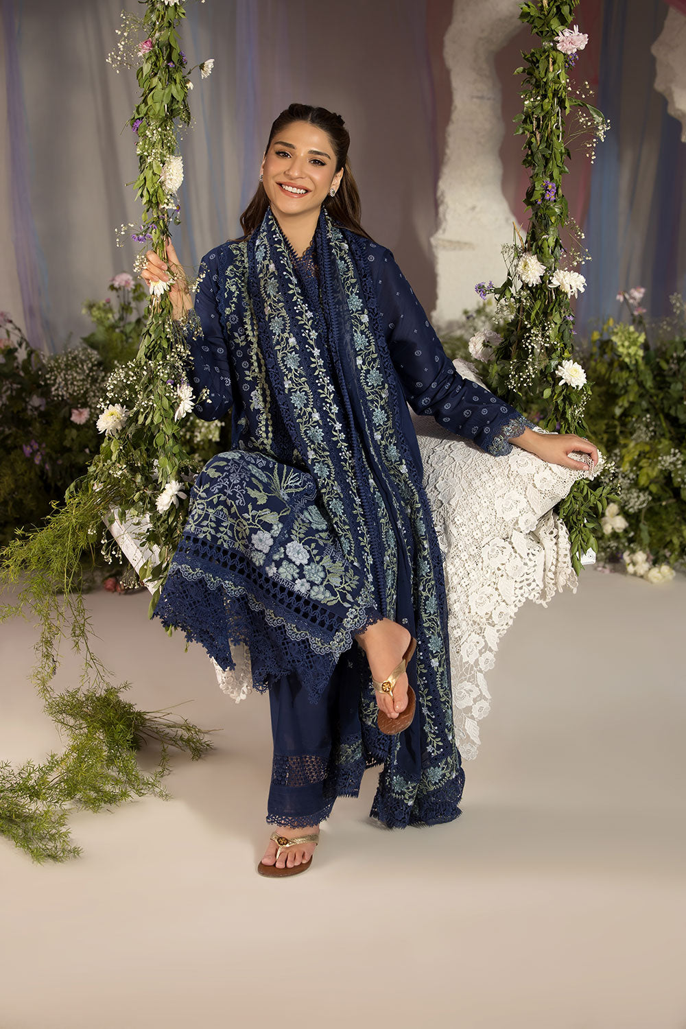 Sobia Nazir | Luxury Lawn 25 | 8A by Sobia Nazir - Designer Dress - Type: Ladies Clothes - Available at Libayah - 100% Original
