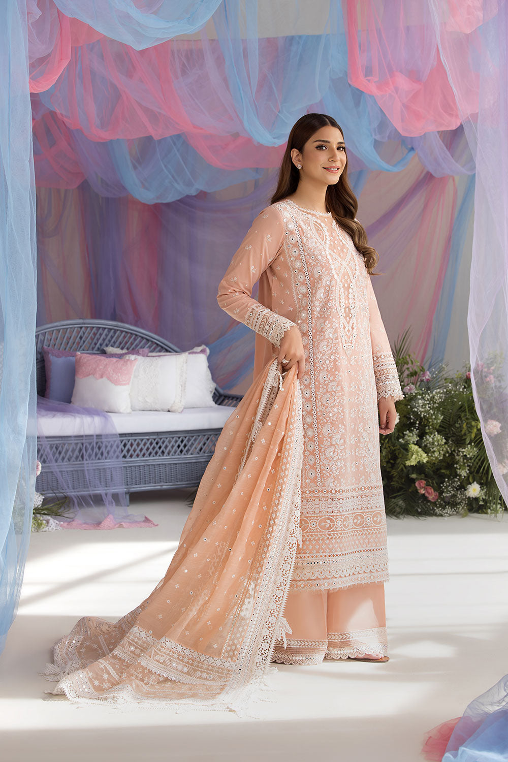Sobia Nazir | Luxury Lawn 25 | 9B by Sobia Nazir - Designer Dress - Type: Ladies Clothes - Available at Libayah - 100% Original