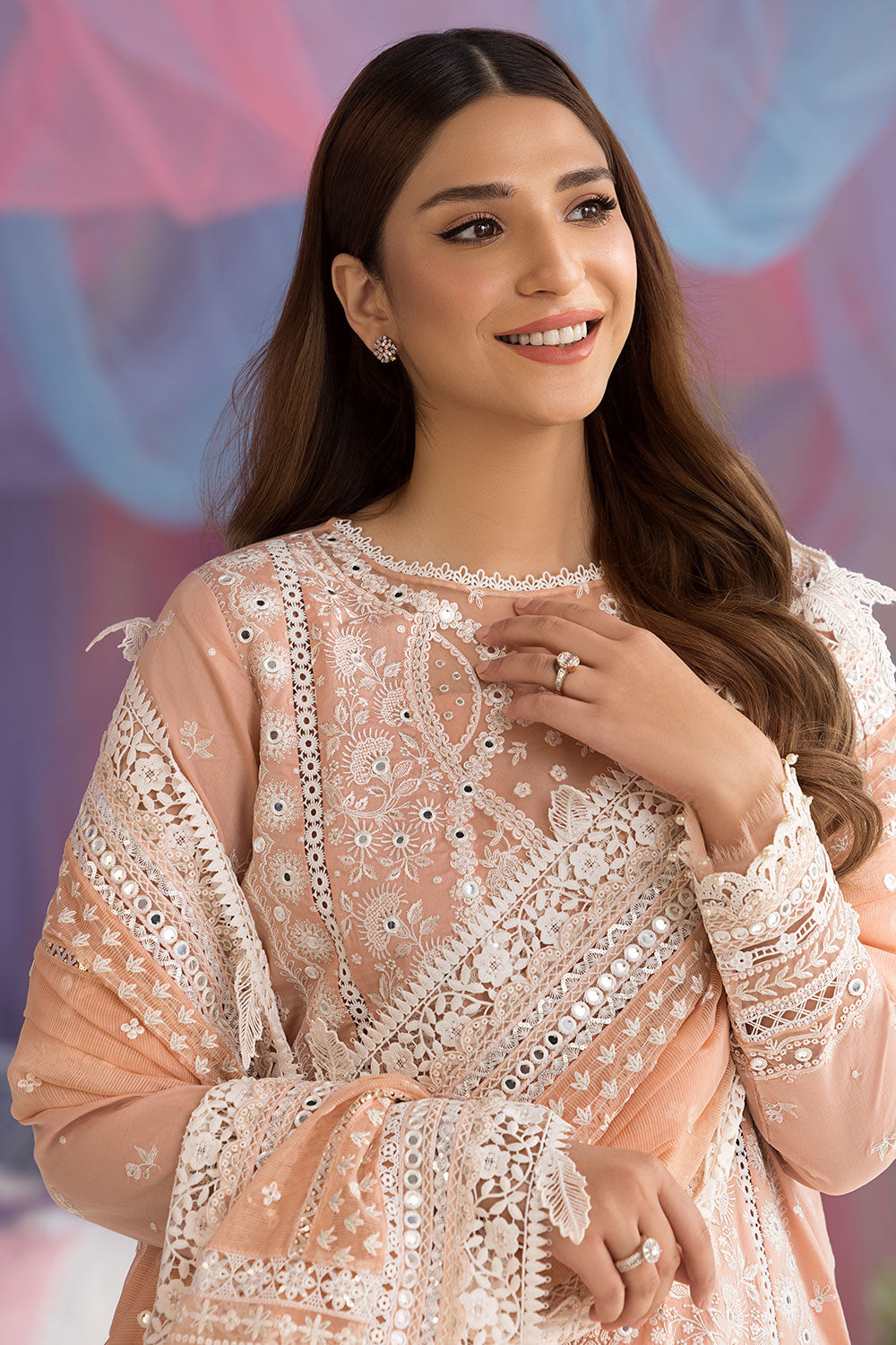 Sobia Nazir | Luxury Lawn 25 | 9B by Sobia Nazir - Designer Dress - Type: Ladies Clothes - Available at Libayah - 100% Original