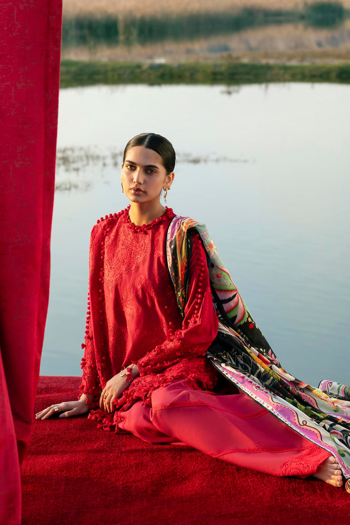 Sana Safinaz | Luxury Lawn 26 | S-03 by Sana Safinaz - Designer Dress  - Type : Ladies Clothes - Available at Libayah - 100% Original 