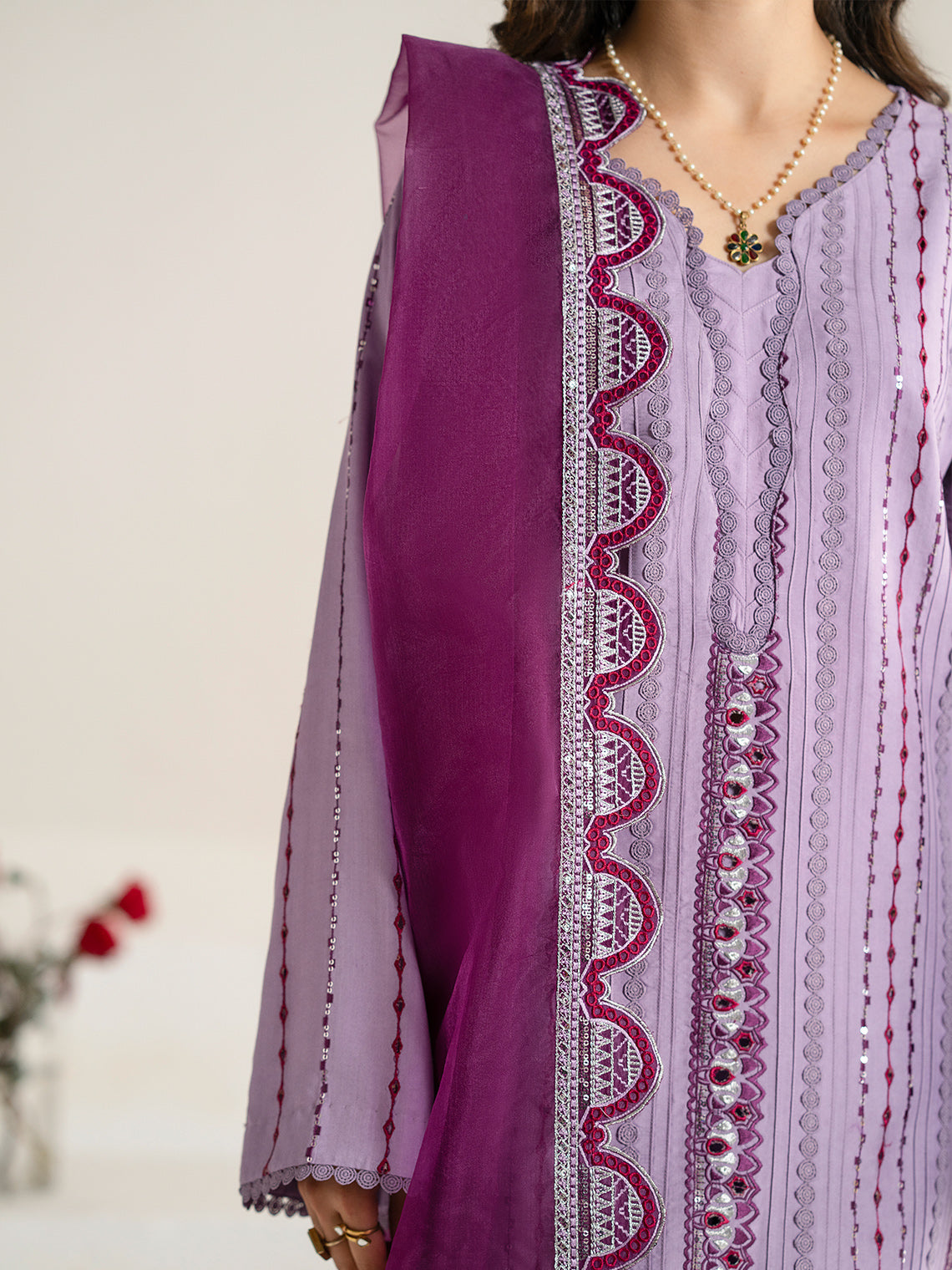 Fozia Khalid | Eid Edit 24 | Selin by Fozia Khalid - Designer Dress - Type: Ladies Clothes - Available at Libayah - 100% Original