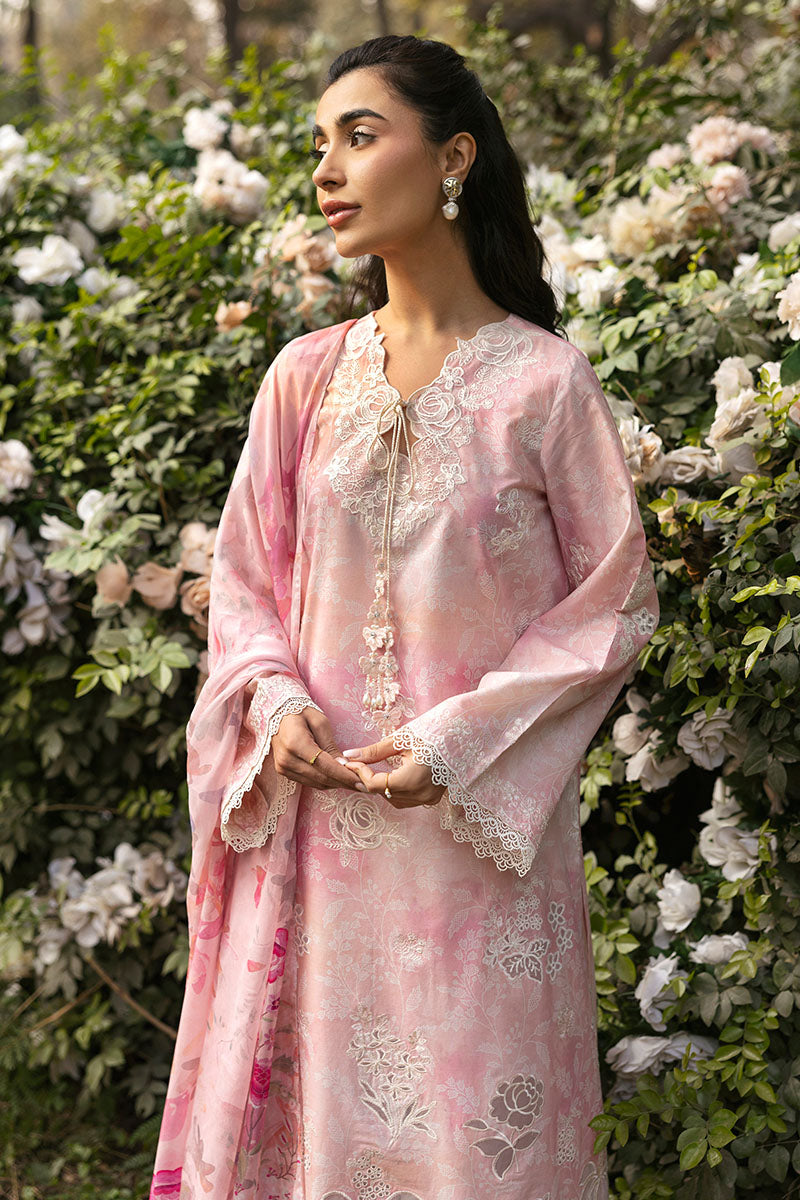 Cross Stitch | Premium Lawn 25 | MEADOW MIST by Cross Stitch - Designer Dress - Type: Ladies Clothes - Available at Libayah - 100% Original