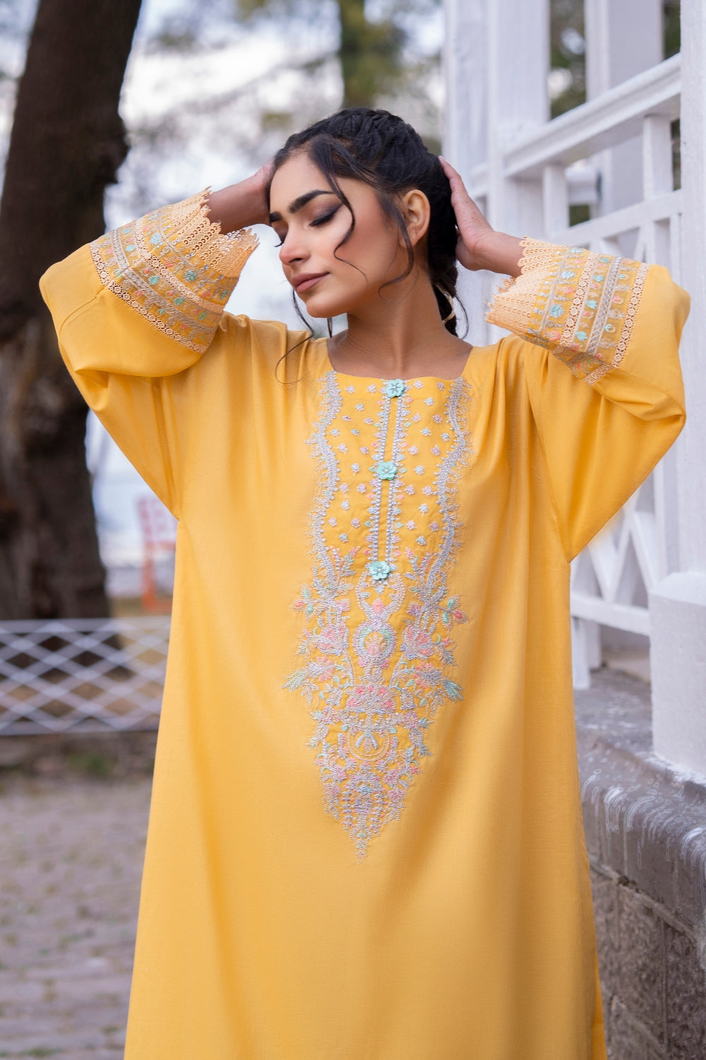 Ittehad | Embroidered Lawn | I-20 by Ittehad - Designer Dress - Type: Ladies Clothes - Available at Libayah - 100% Original