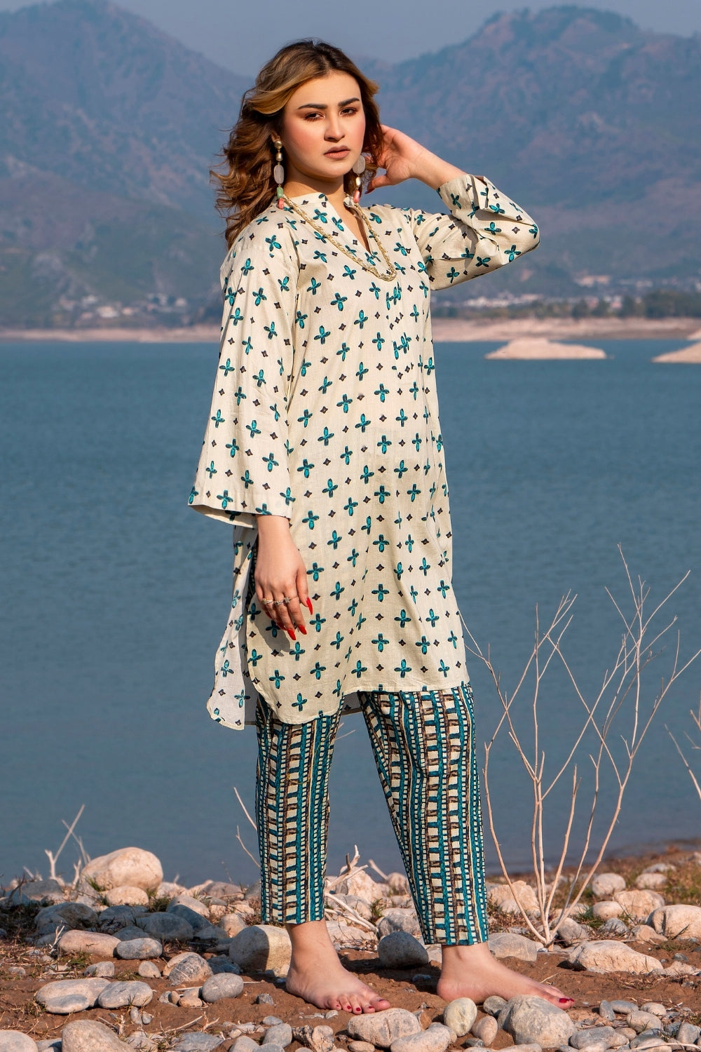 Ittehad | Embroidered Lawn | I-31 by Ittehad - Designer Dress - Type: Ladies Clothes - Available at Libayah - 100% Original