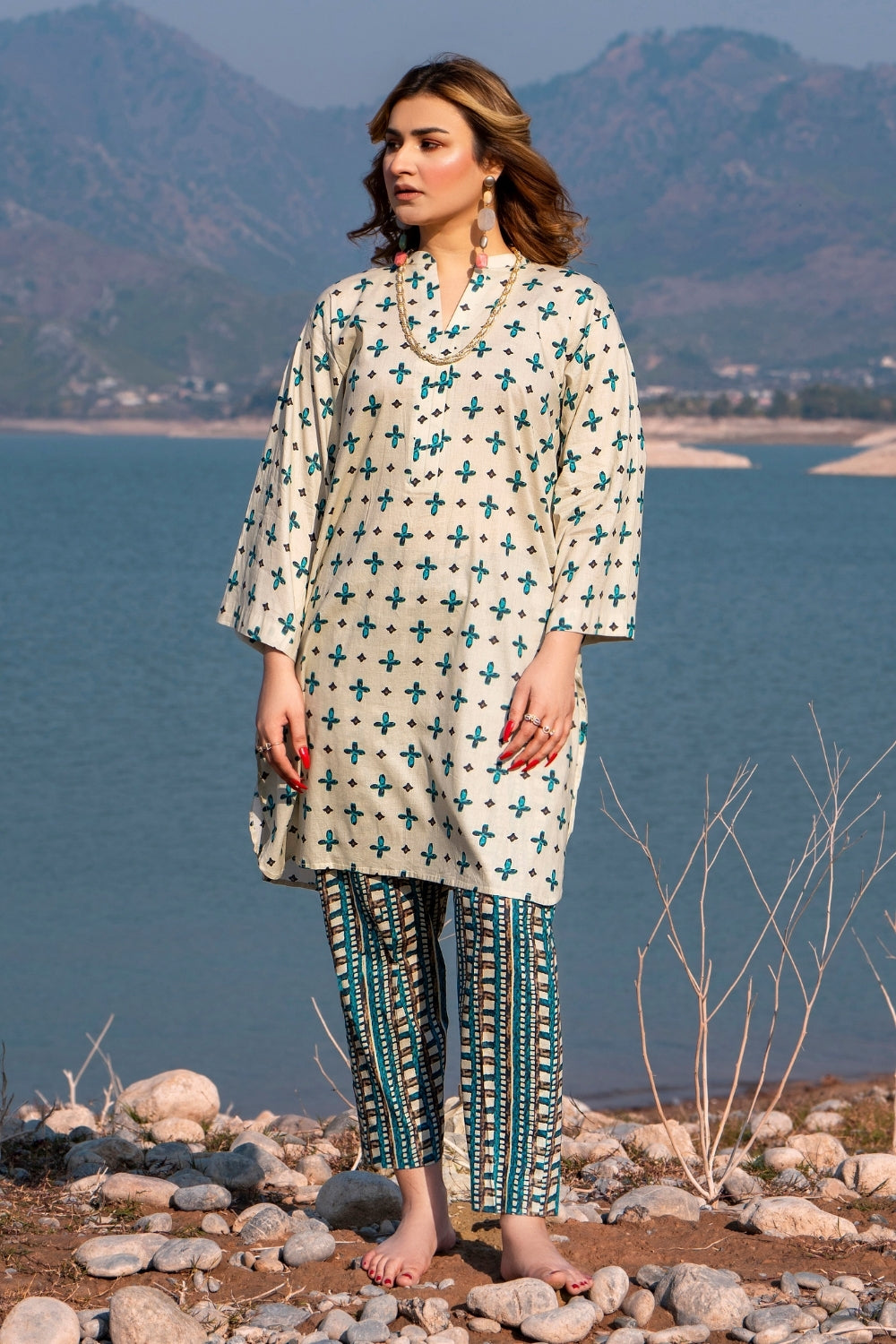 Ittehad | Embroidered Lawn | I-31 by Ittehad - Designer Dress - Type: Ladies Clothes - Available at Libayah - 100% Original