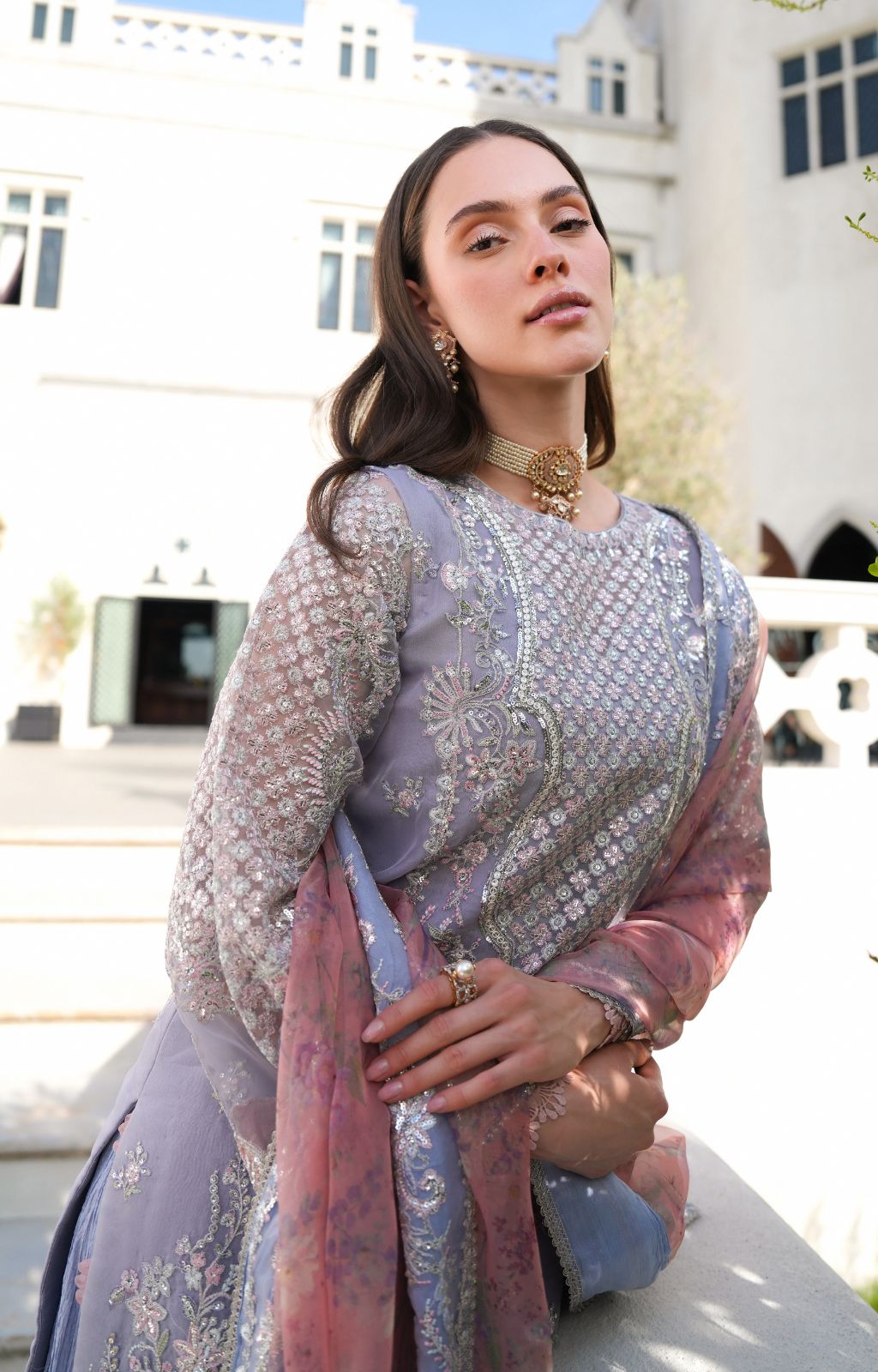Inayat | Festive Formals | LIZA by Inayat - Designer Dress  - Type : Ladies Clothes - Available at Libayah - 100% Original 