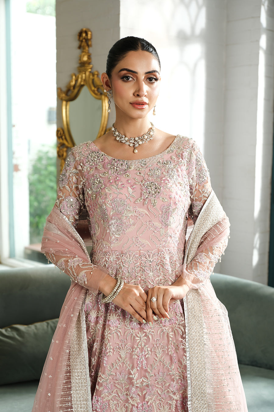 Saira Rizwan | Naqsh Festive 2024 | SRN24-03 FRANCESCA by Saira Rizwan - Designer Dress - Type: Ladies Clothes - Available at Libayah - 100% Original