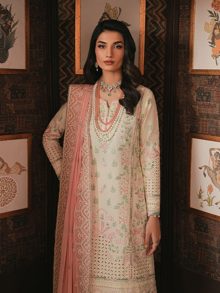 Gulaal | Maisone Luxury Lawn | Noirea - Designer Dress - Type : Ladies Clothes - Available at Libayah - 100% Original