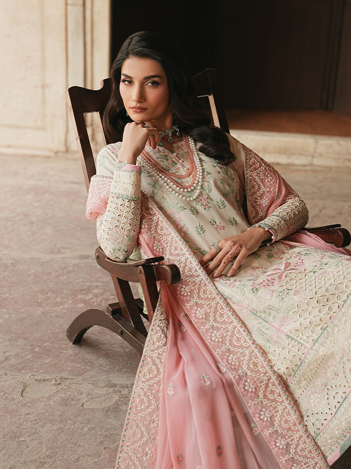 Gulaal | Maisone Luxury Lawn | Noirea - Designer Dress - Type : Ladies Clothes - Available at Libayah - 100% Original