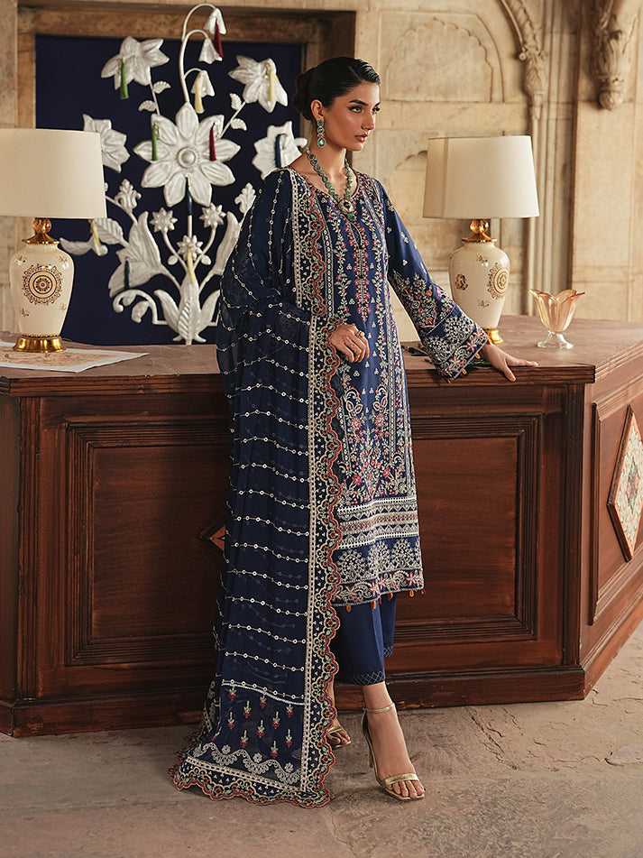 Gulaal | Maisone Luxury Lawn | Velmira - Designer Dress - Type : Ladies Clothes - Available at Libayah - 100% Original