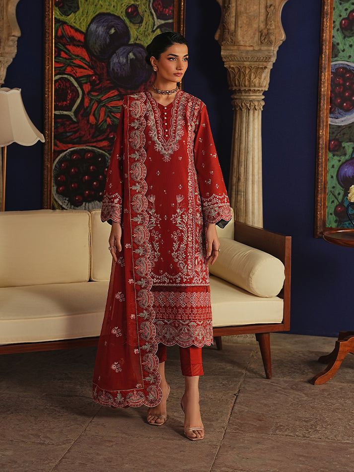 Gulaal | Maisone Luxury Lawn | Zafielle - Designer Dress - Type : Ladies Clothes - Available at Libayah - 100% Original
