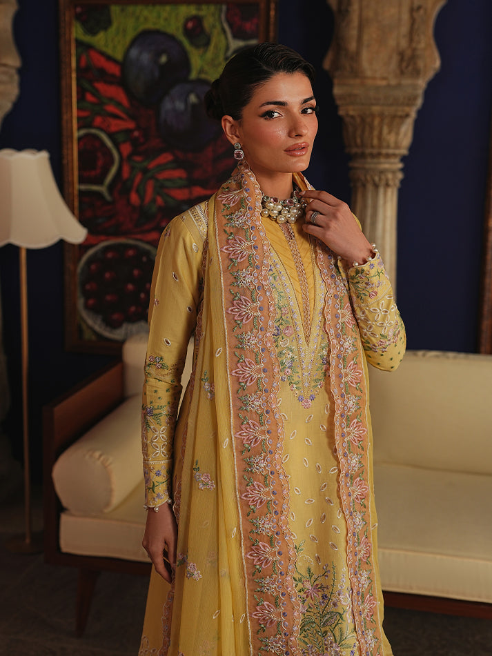 Gulaal | Maisone Luxury Lawn | Sorayae - Designer Dress - Type : Ladies Clothes - Available at Libayah - 100% Original