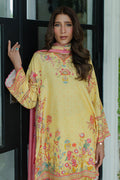 Mina Hassan | Signature Prints | Summer Lemonade by Mina Hassan - Designer Dress  - Type : Ladies Clothes - Available at Libayah - 100% Original 