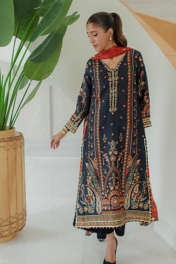 Mina Hasan | Signature Pret | Blooms like fireworks - by Libayah - Registered Vendor of : Mina Hasan - 100% Original Designer Dress