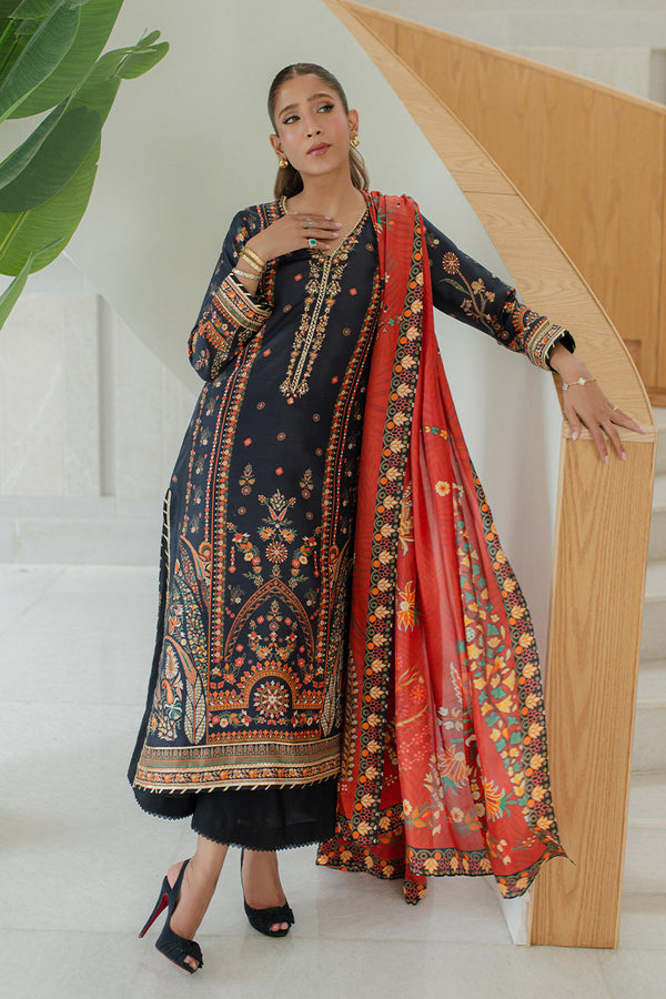 Mina Hassan | Signature Prints | Blooms like fireworks by Mina Hassan - Designer Dress  - Type : Ladies Clothes - Available at Libayah - 100% Original 