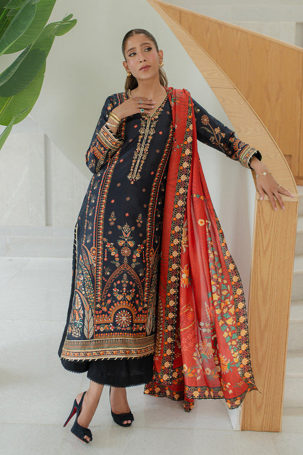 Mina Hasan | Signature Pret | Blooms like fireworks - by Libayah - Registered Vendor of : Mina Hasan - 100% Original Designer Dress