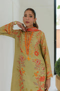 Mina Hassan | Signature Prints | Pistachio Dreams by Mina Hassan - Designer Dress  - Type : Ladies Clothes - Available at Libayah - 100% Original 