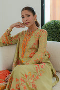 Mina Hassan | Signature Prints | Pistachio Dreams by Mina Hassan - Designer Dress  - Type : Ladies Clothes - Available at Libayah - 100% Original 