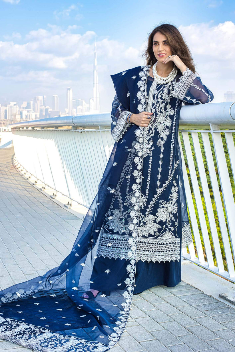 Kara | Kamdani Festive Collection | Lapis Dream by Kara - Designer Dress - Type: Ladies Clothes - Available at Libayah - 100% Original