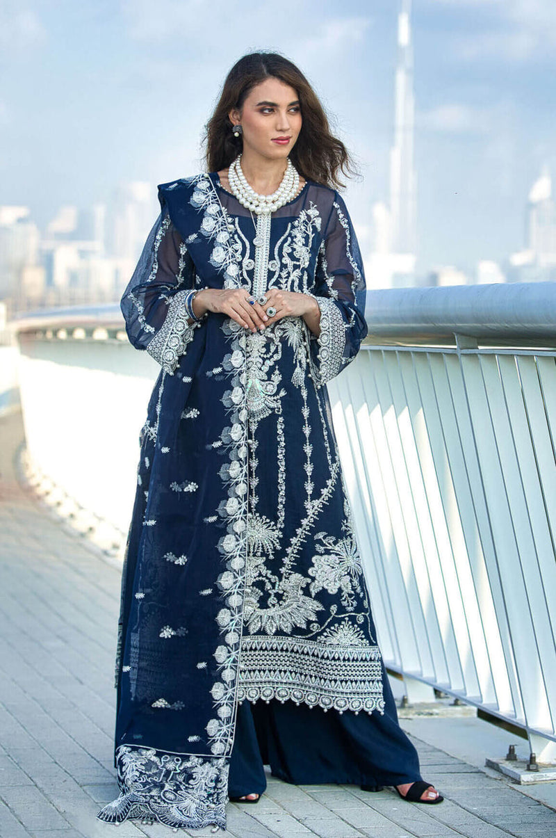 Kara | Kamdani Festive Collection | Lapis Dream by Kara - Designer Dress - Type: Ladies Clothes - Available at Libayah - 100% Original