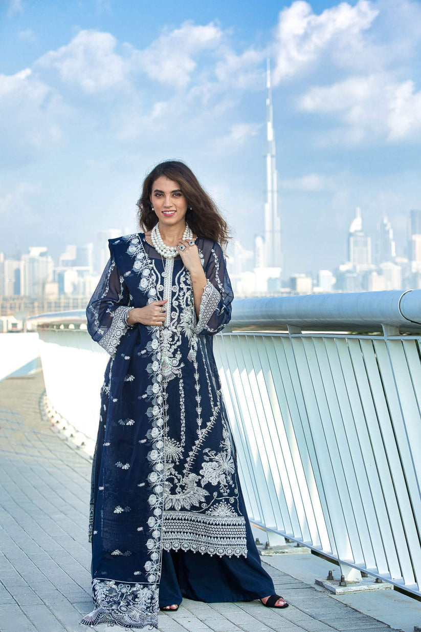 Kara | Kamdani Festive Collection | Lapis Dream by Kara - Designer Dress - Type: Ladies Clothes - Available at Libayah - 100% Original