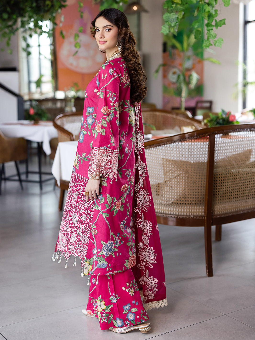 Mahnur | After Hours Luxury Lawn 25 | Laughter Lines by Mahnur - Designer Dress - Type: Ladies Clothes - Available at Libayah - 100% Original