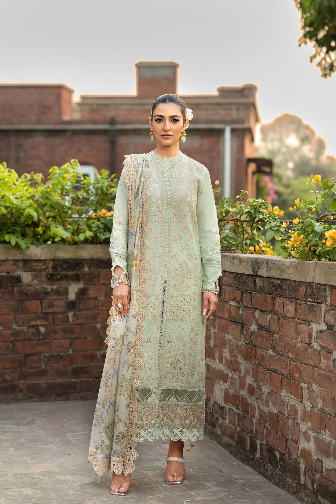 Maryam Hussain | Luxury Lawn 25 | Gulbeen by Maryam Hussain - Designer Dress - Type: Ladies Clothes - Available at Libayah - 100% Original