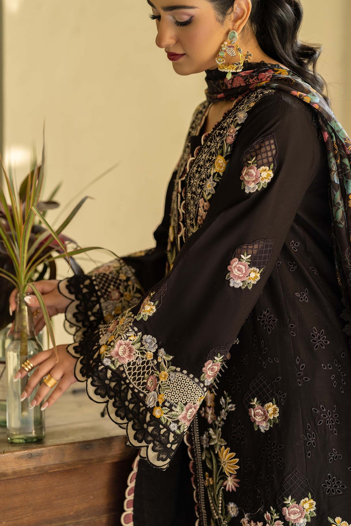 Maryam Hussain | Luxury Lawn 25 | Koyal by Maryam Hussain - Designer Dress - Type: Ladies Clothes - Available at Libayah - 100% Original