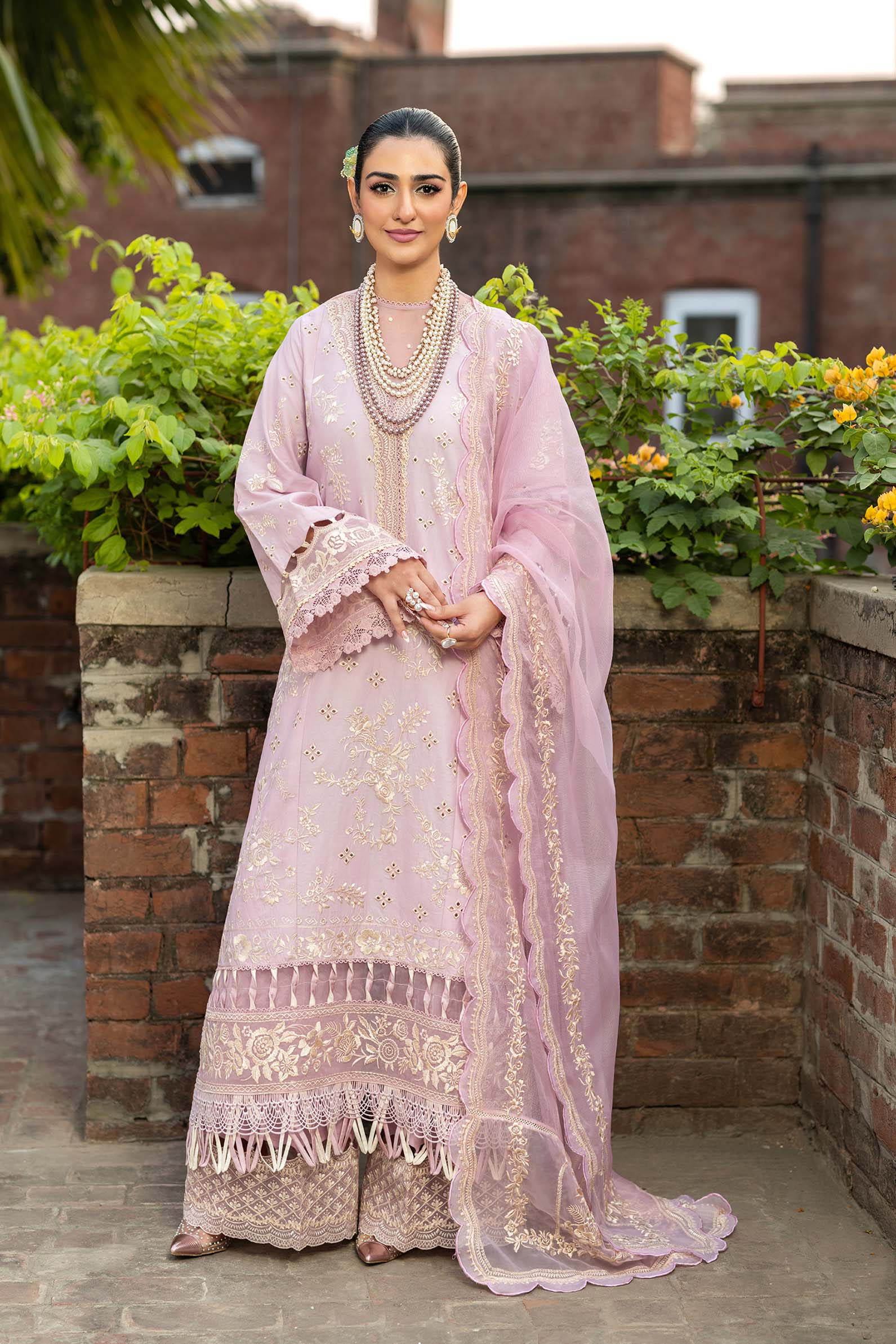 Maryam Hussain | Luxury Lawn 25 | Samar by Maryam Hussain - Designer Dress - Type: Ladies Clothes - Available at Libayah - 100% Original