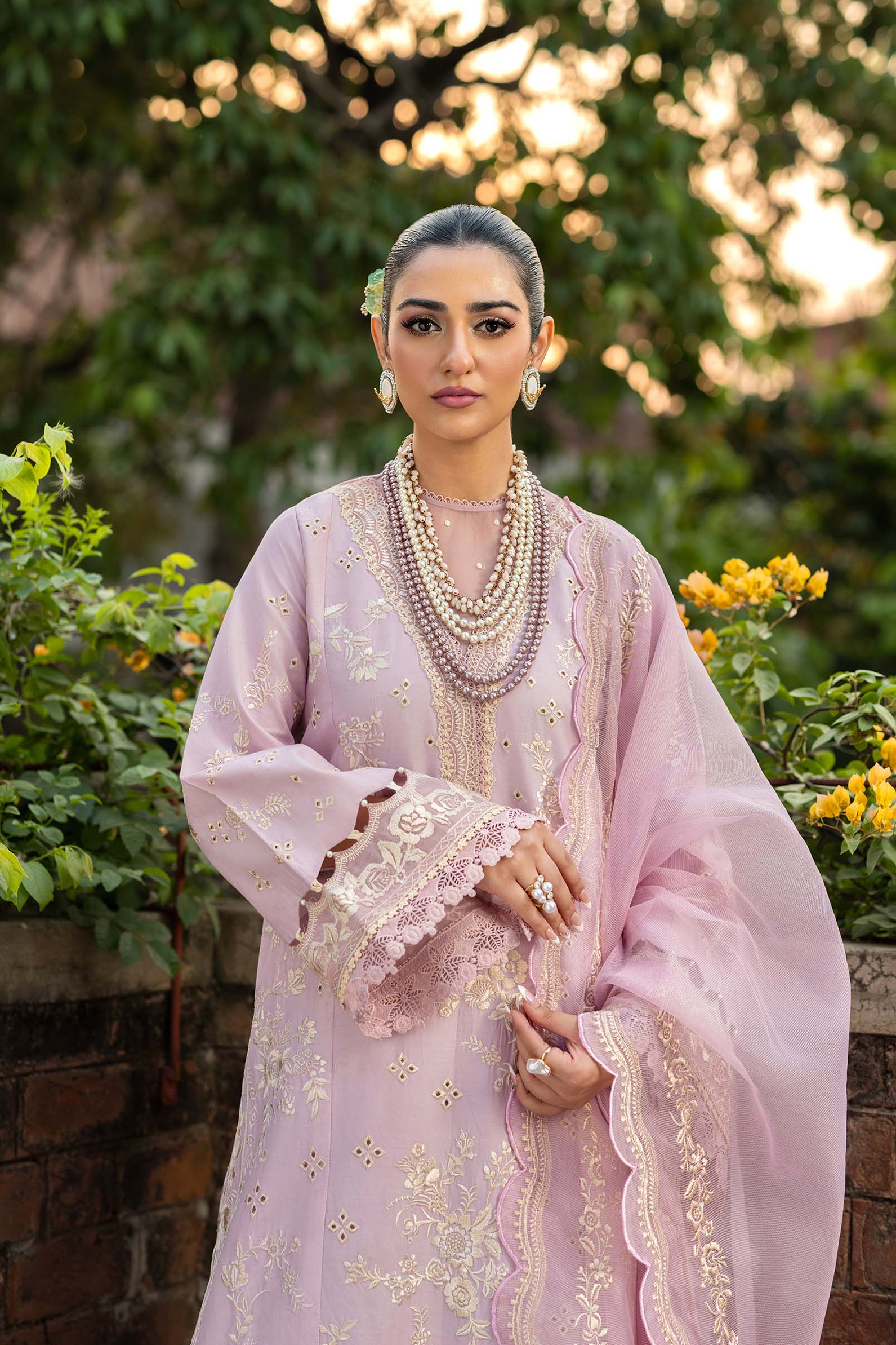 Maryam Hussain | Luxury Lawn 25 | Samar by Maryam Hussain - Designer Dress - Type: Ladies Clothes - Available at Libayah - 100% Original
