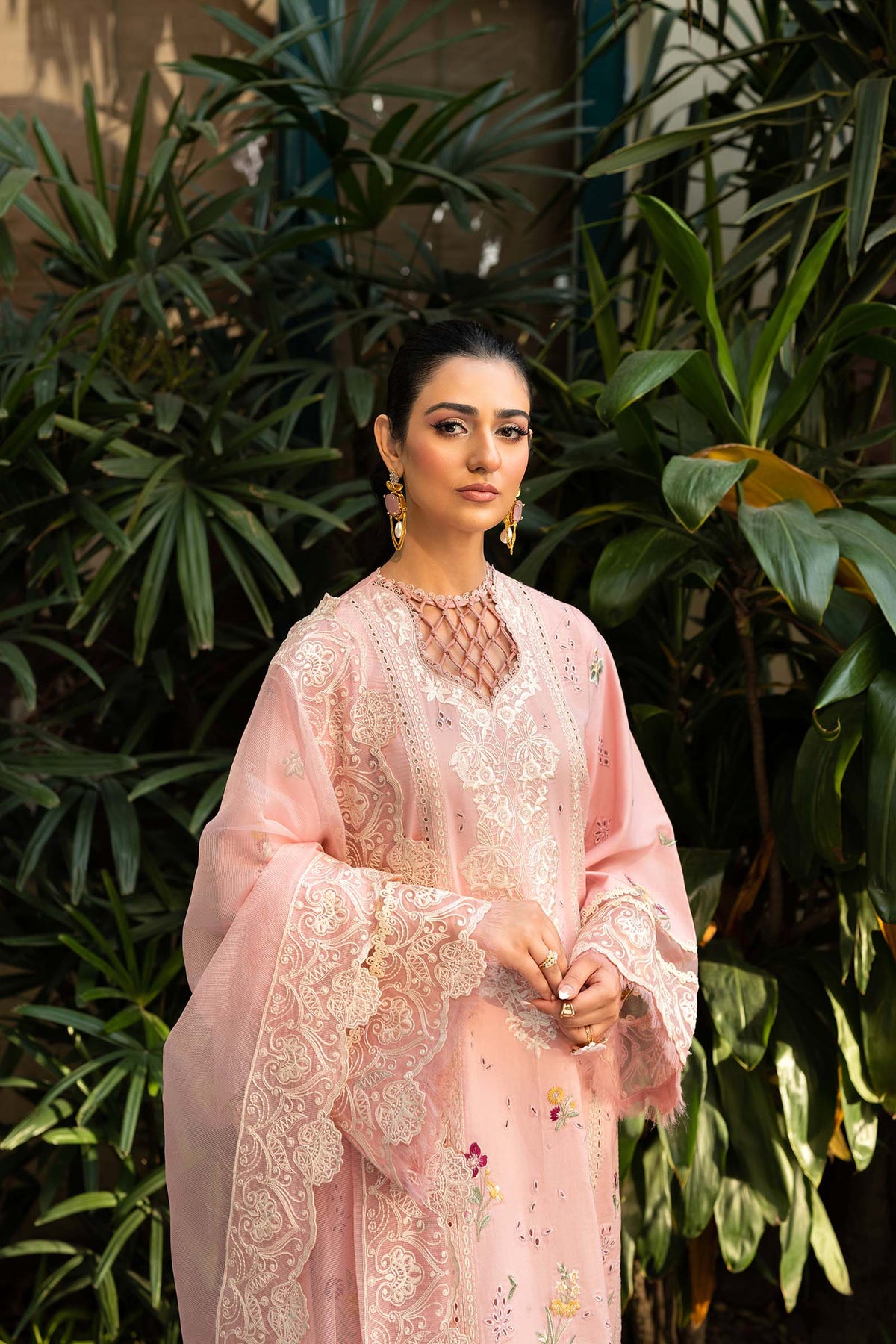 Maryam Hussain | Luxury Lawn 25 | Naina by Maryam Hussain - Designer Dress - Type: Ladies Clothes - Available at Libayah - 100% Original