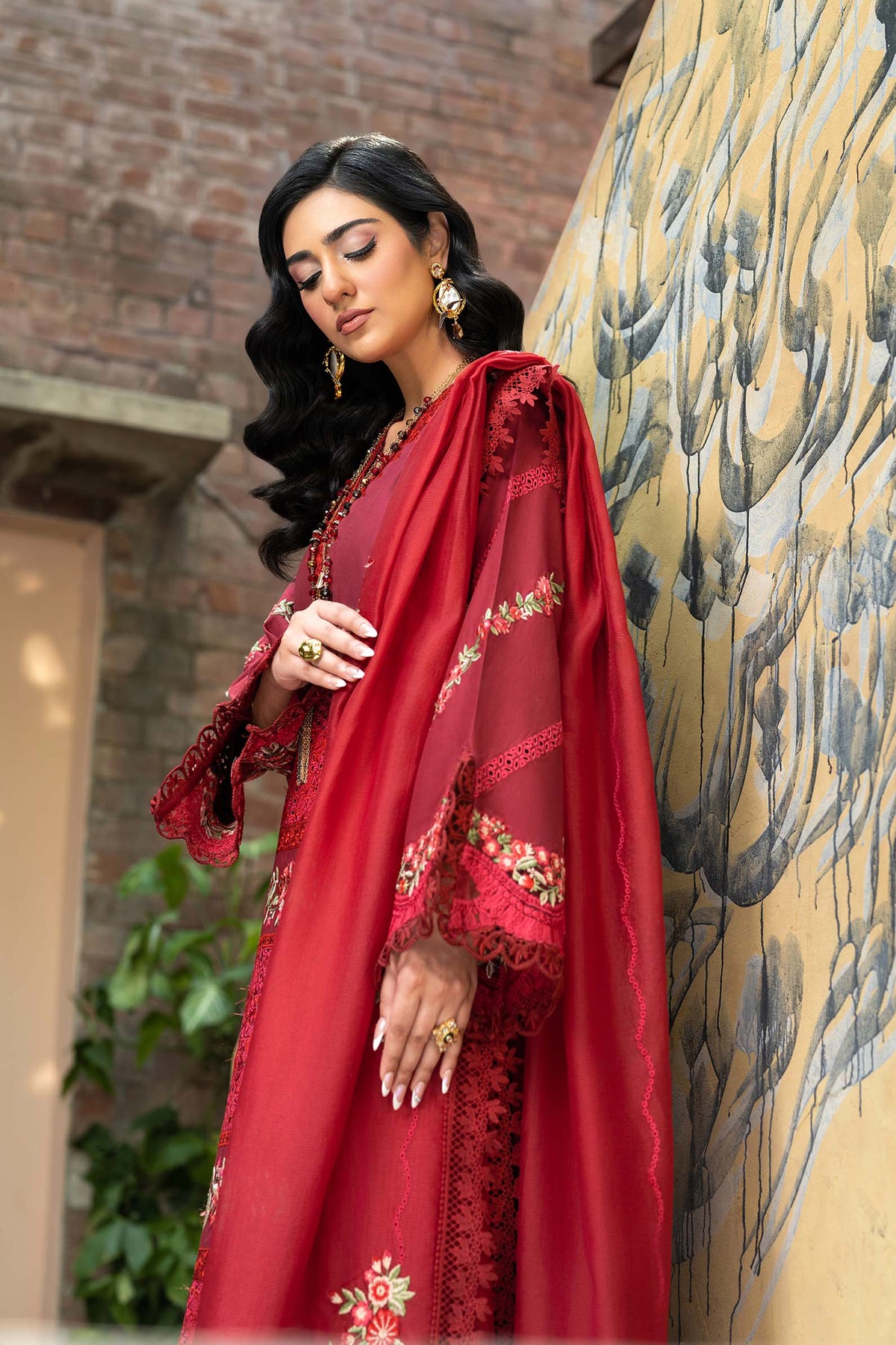 Maryam Hussain | Luxury Lawn 25 | Amal by Maryam Hussain - Designer Dress - Type: Ladies Clothes - Available at Libayah - 100% Original