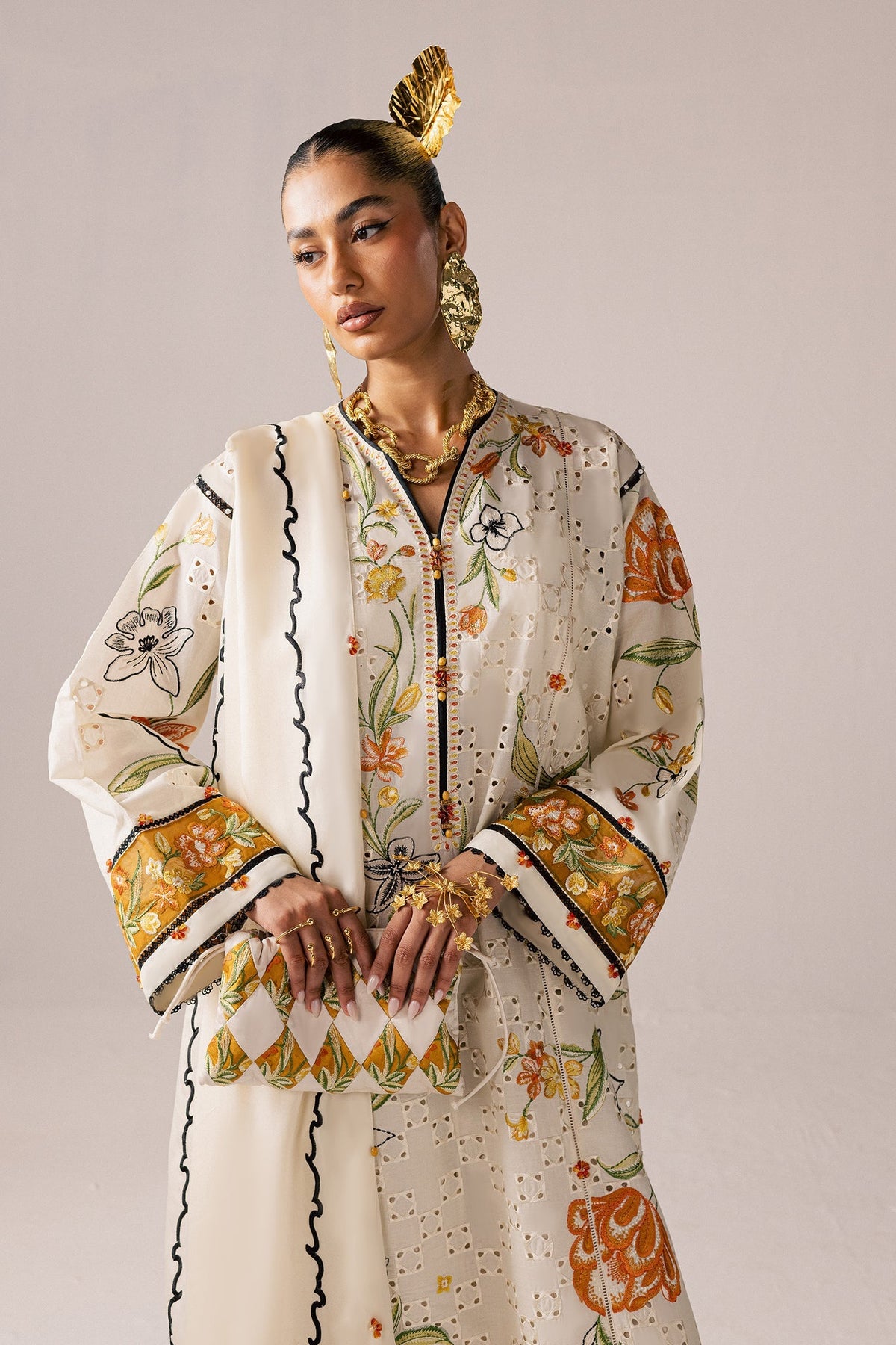 Elan | Stitched Pret 26 | SONAMARG (EL26-09 A ST) by Elan - Designer Dress  - Type : Ladies Clothes - Available at Libayah - 100% Original 