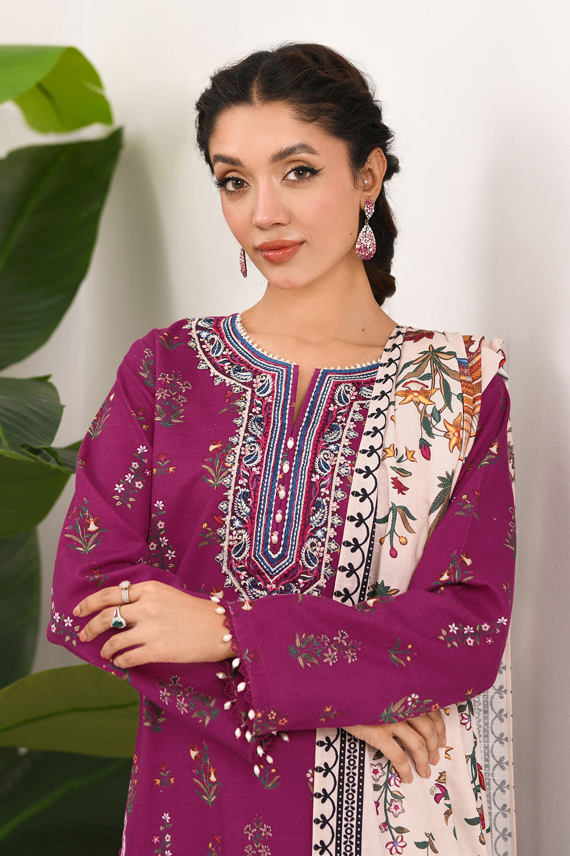 So Kamal | Winter Khaddar | KHADDAR SUIT SK31 by So Kamal - Designer Dress - Type: Ladies Clothes - Available at Libayah - 100% Original