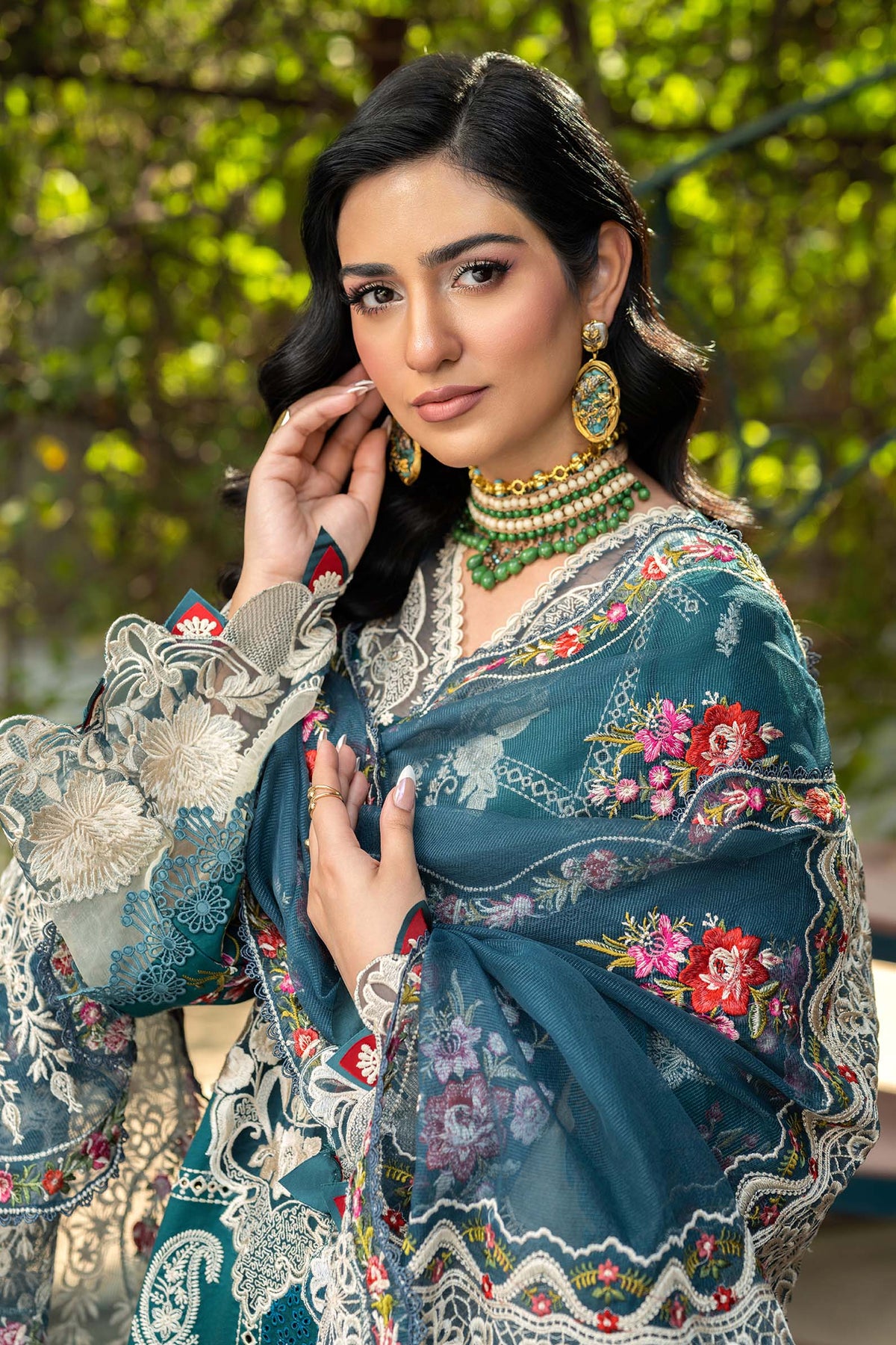 Maryam Hussain | Luxury Lawn 25 | Neelum by Maryam Hussain - Designer Dress - Type: Ladies Clothes - Available at Libayah - 100% Original