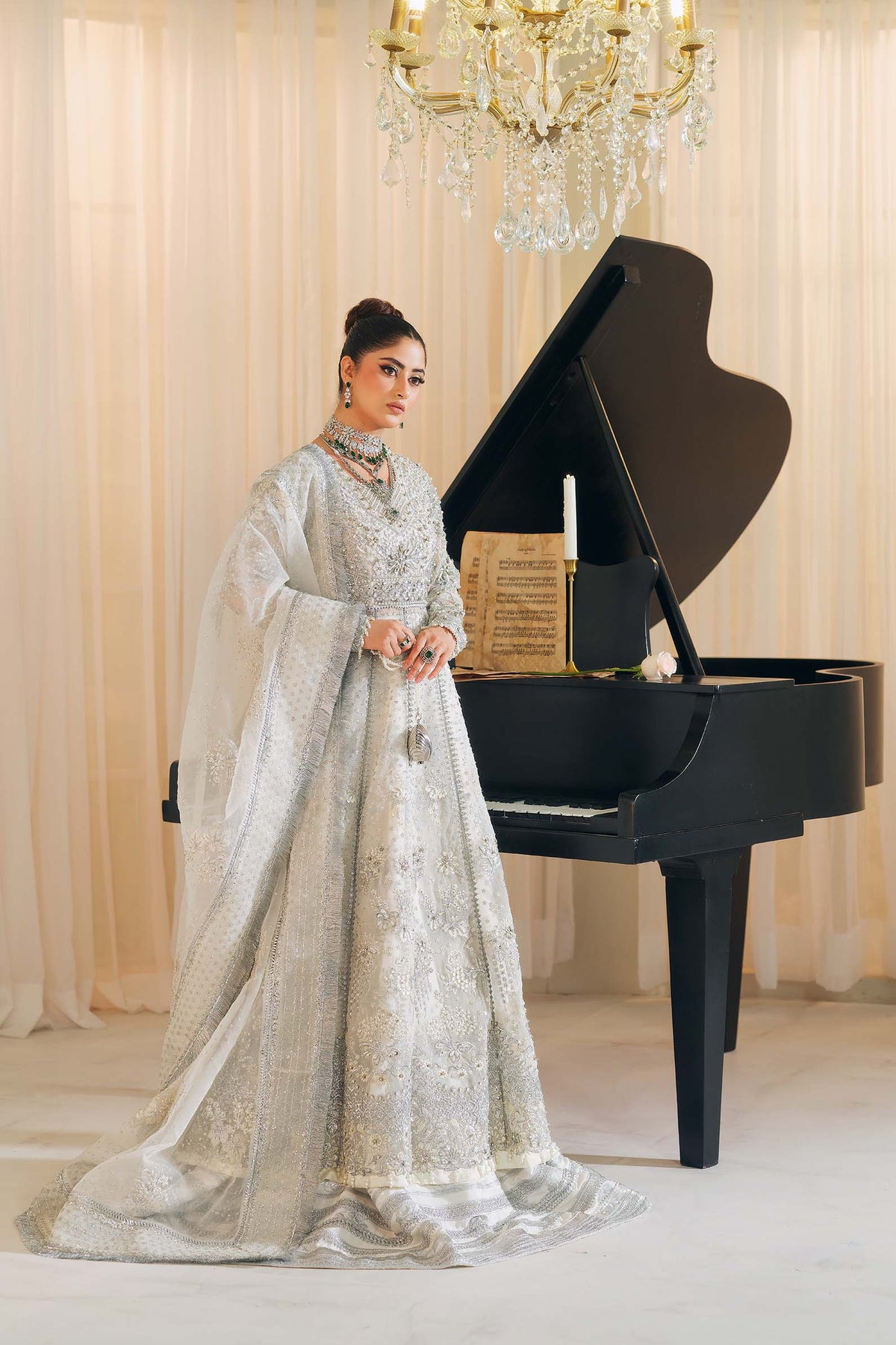 Jhil Mil – authentic Pakistani wedding dress from the Maryam Hussian Wedding Collection 25 bridal collection for women in the UK