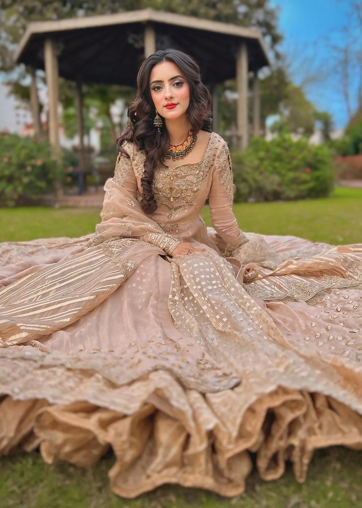 Jamnii | Pehli Mulaqat | SUNEHRI by Jamnii - Designer Dress - Type: Ladies Clothes - Available at Libayah - 100% Original