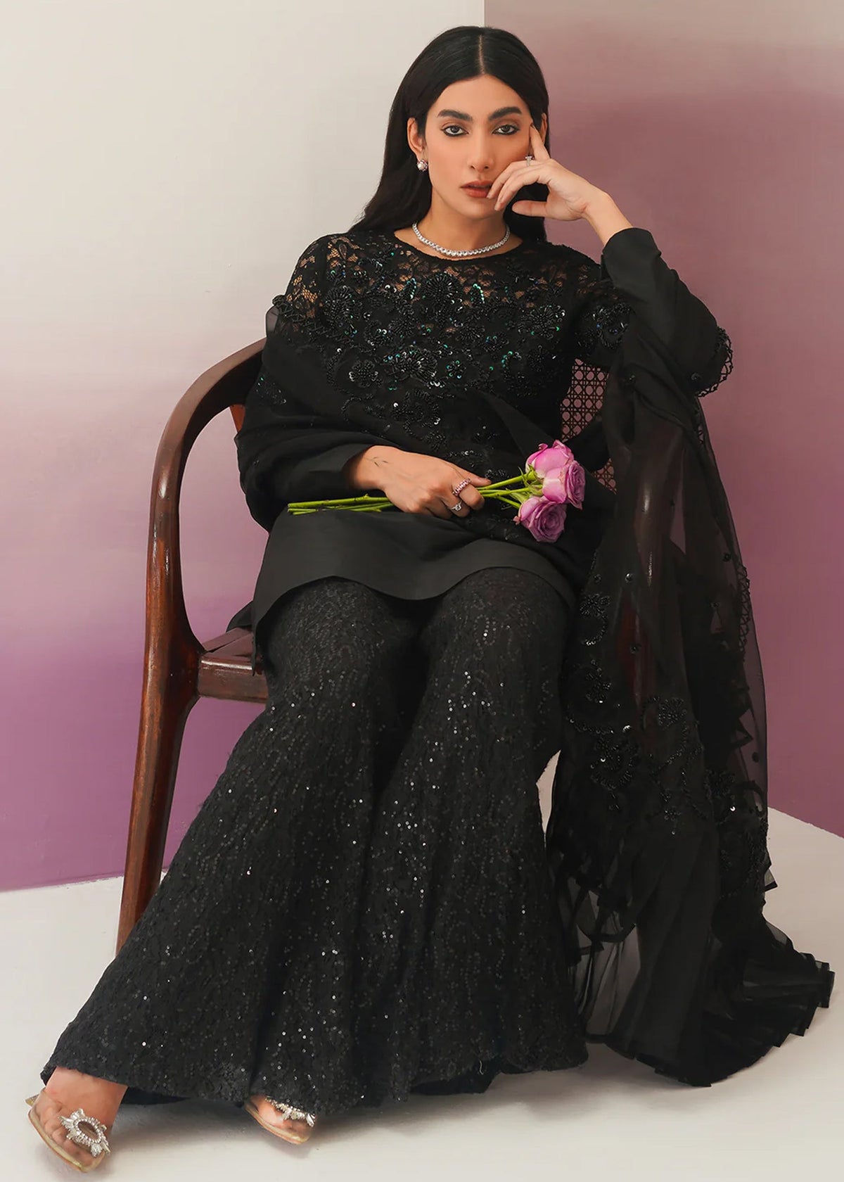 Jamnii | Pehli Mulaqat | MAH E DORAN by Jamnii - Designer Dress - Type: Ladies Clothes - Available at Libayah - 100% Original