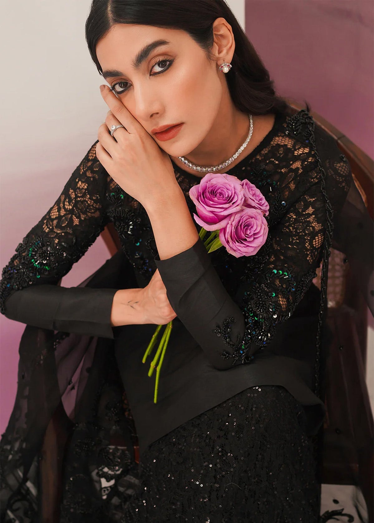 Jamnii | Pehli Mulaqat | MAH E DORAN by Jamnii - Designer Dress - Type: Ladies Clothes - Available at Libayah - 100% Original