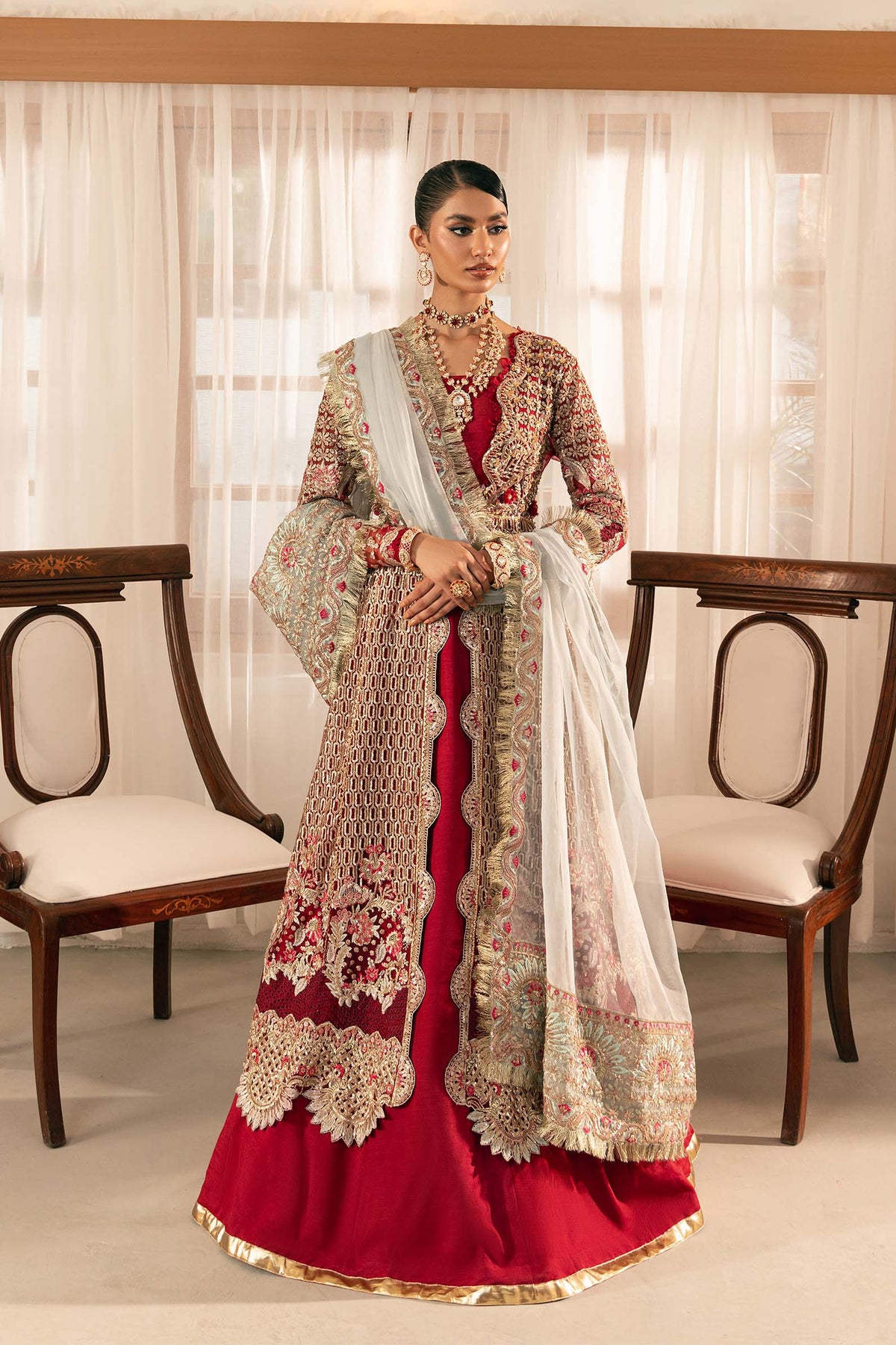 Maryam Hussain | Marwa Luxury Formals 24 | Raag by Maryam Hussain - Designer Dress - Type: Ladies Clothes - Available at Libayah - 100% Original
