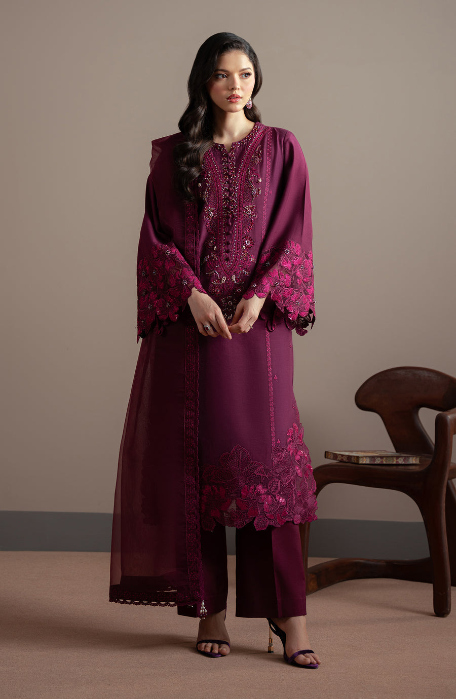 Fabiha Fatima | Elvin Pret Wear | LAZEL by Fabiha Fatima - Designer Dress  - Type : Ladies Clothes - Available at Libayah - 100% Original 