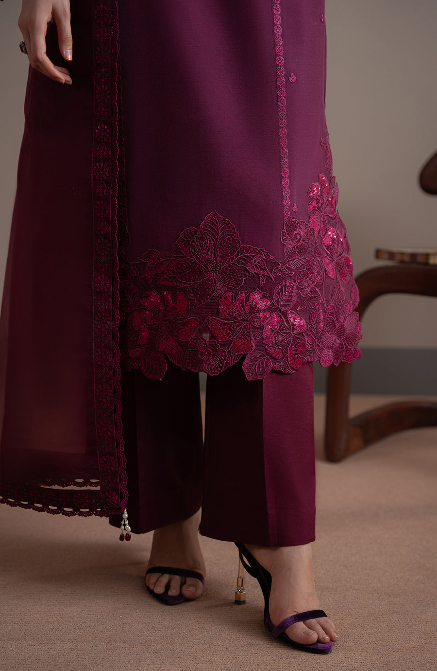 Fabiha Fatima | Elvin Pret Wear | LAZEL by Fabiha Fatima - Designer Dress  - Type : Ladies Clothes - Available at Libayah - 100% Original 