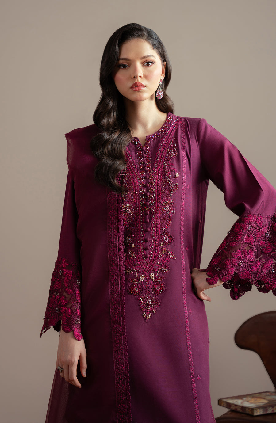 Fabiha Fatima | Elvin Pret Wear | LAZEL by Fabiha Fatima - Designer Dress  - Type : Ladies Clothes - Available at Libayah - 100% Original 