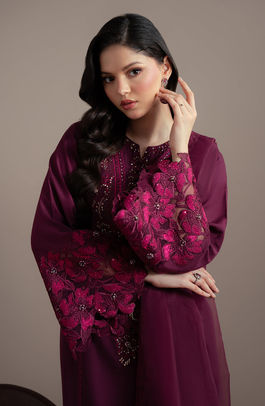 Fabiha Fatima | Elvin Pret Wear | LAZEL by Fabiha Fatima - Designer Dress  - Type : Ladies Clothes - Available at Libayah - 100% Original 