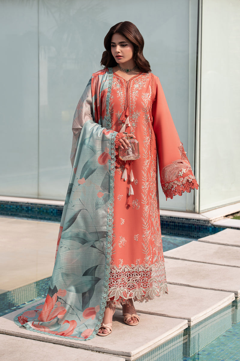 Rangrasiya | Carnation Eid Edit 26 | Leeza by Rangrasiya - Designer Dress  - Type : Ladies Clothes - Available at Libayah - 100% Original 