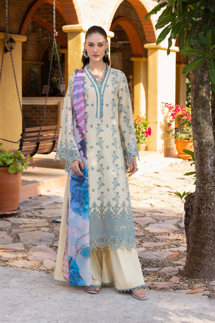 Adans Libas | Lasserkari Eid Petals | EID PETAL 1714 by Adans Libas - Designer Dress  - Type : Ladies Clothes - Available at Libayah - 100% Original 