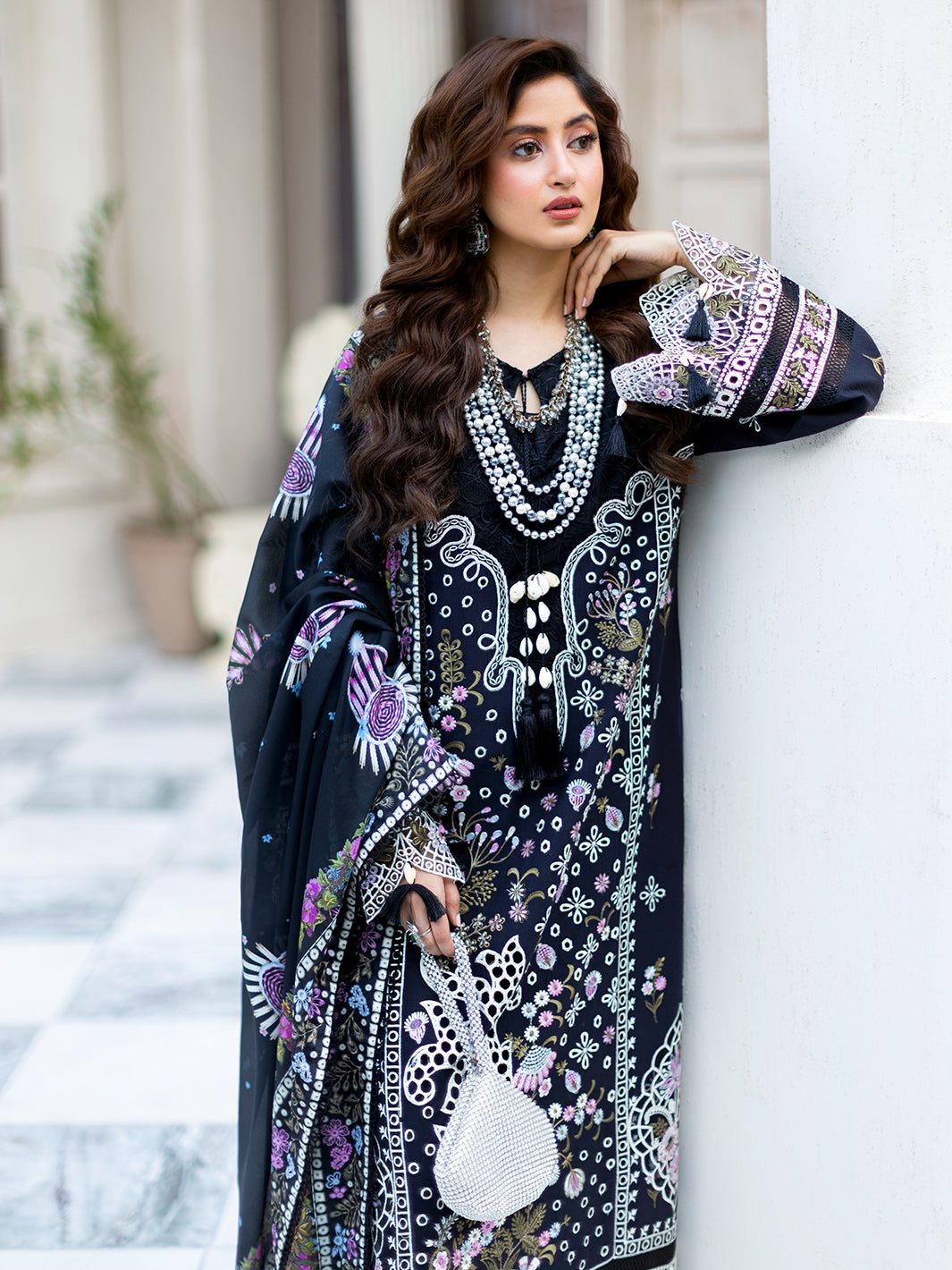 Mahnur | Sophie Luxury Lawn 25 | Lila by Mahnur - Designer Dress - Type: Ladies Clothes - Available at Libayah - 100% Original