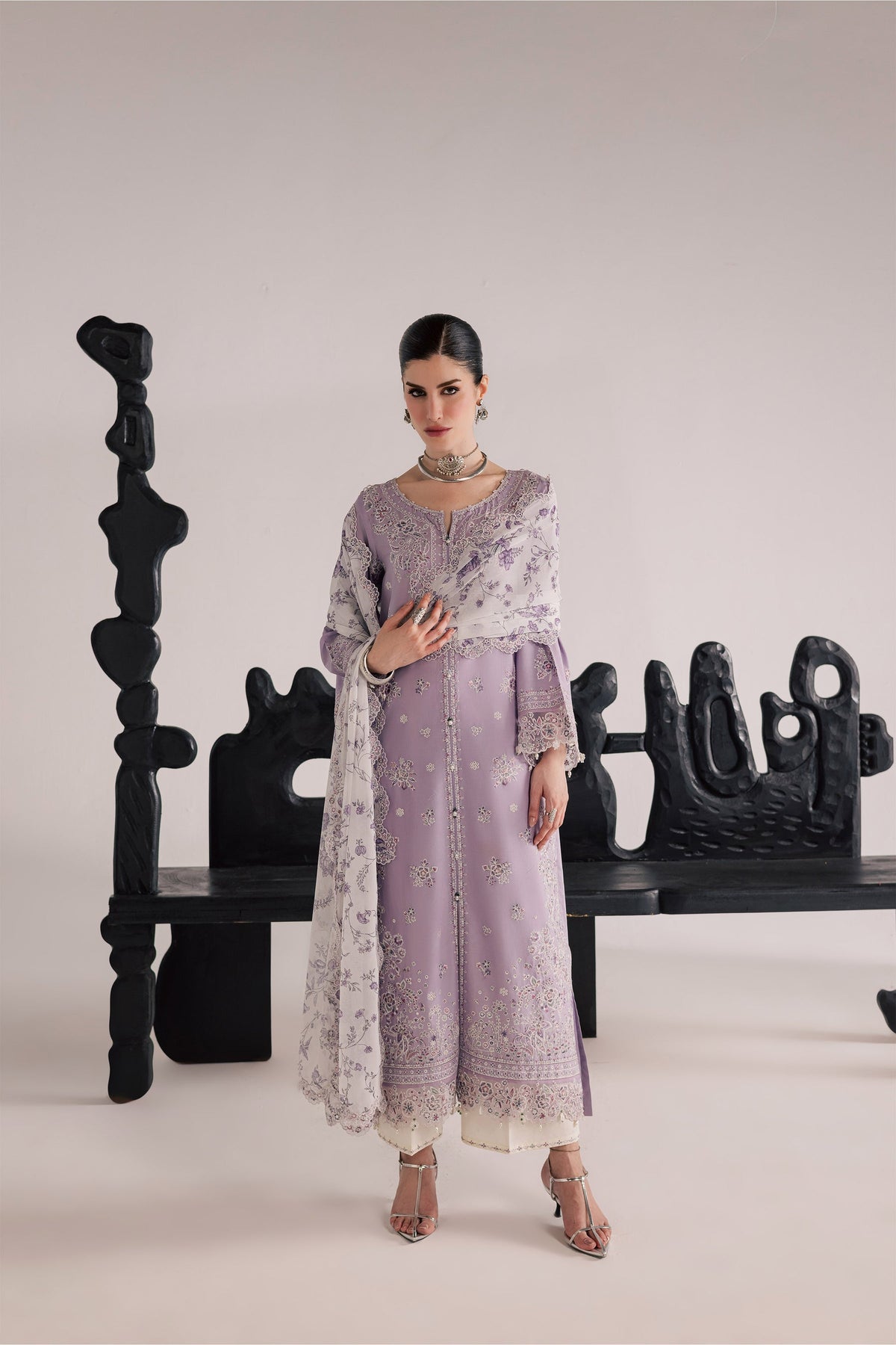 Batik | Festive Eid 26 | Lilac Elif - by Libayah - Registered Vendor of : Batik - 100% Original Designer Dress